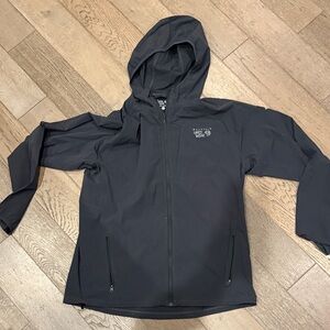 Mountain Hardwear Men's Dark Gray Raincoat Size Large